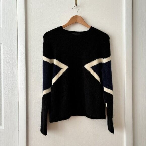 Neil Barrett Modernist Mohair-Blend Crew Neck Sweater - Picture 6 of 11